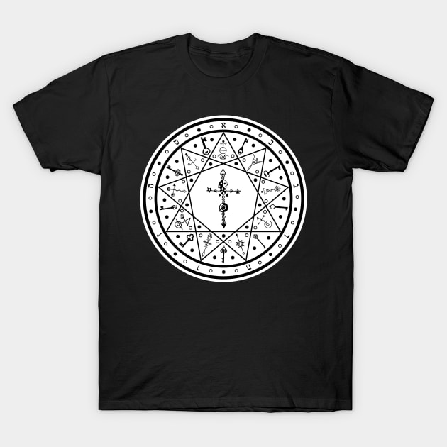 Chaos Magick: Sigil of the Gods and the 9 Keys T-Shirt by Occult Designs